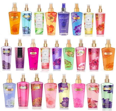 victoria secret body mist fragrances